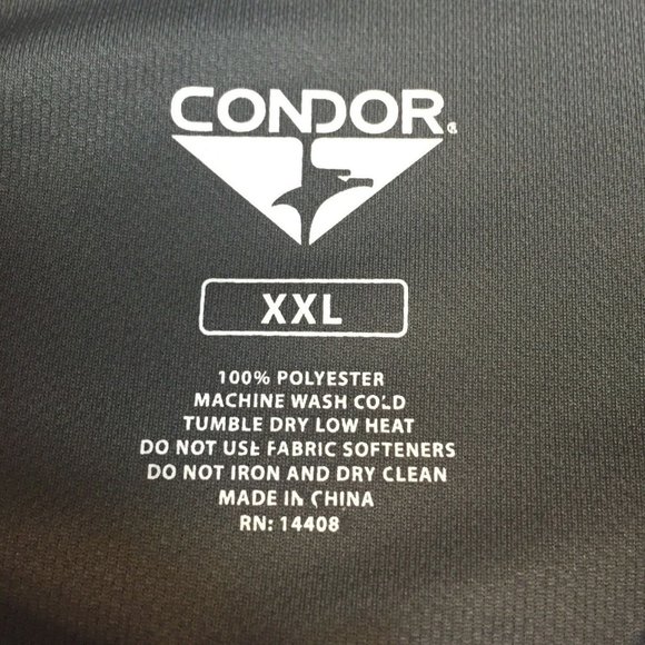 Condor Tactical Short Sleeve Polo Shirt 2XL - Picture 8 of 8